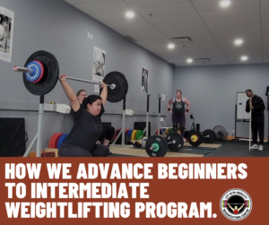 How we advance beginners to intermediate weightlifting program.